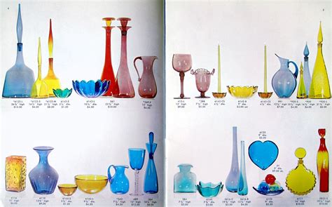 vintage blenko glass catalog
